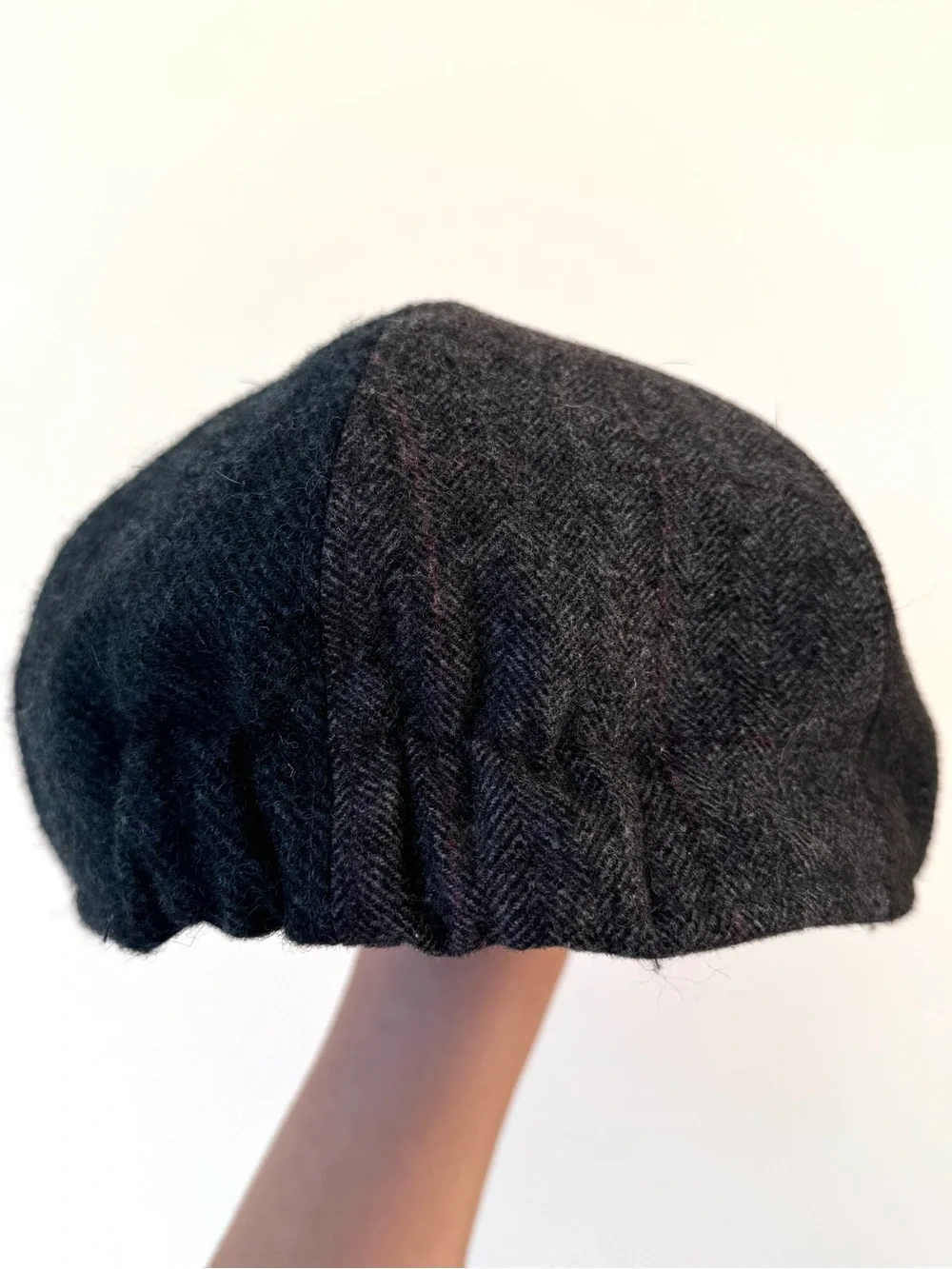 Vintage Adora Wool Blend Flat Cap Patchwork